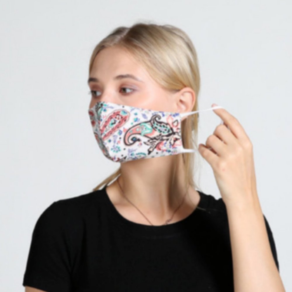 100% Cotton Fashion Face Mask Reusable